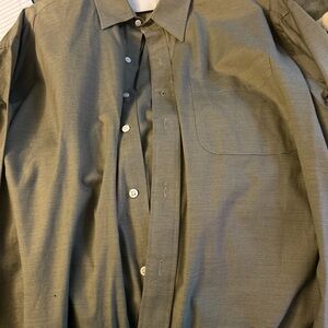 Nordstrom Olive Button Down Shirt